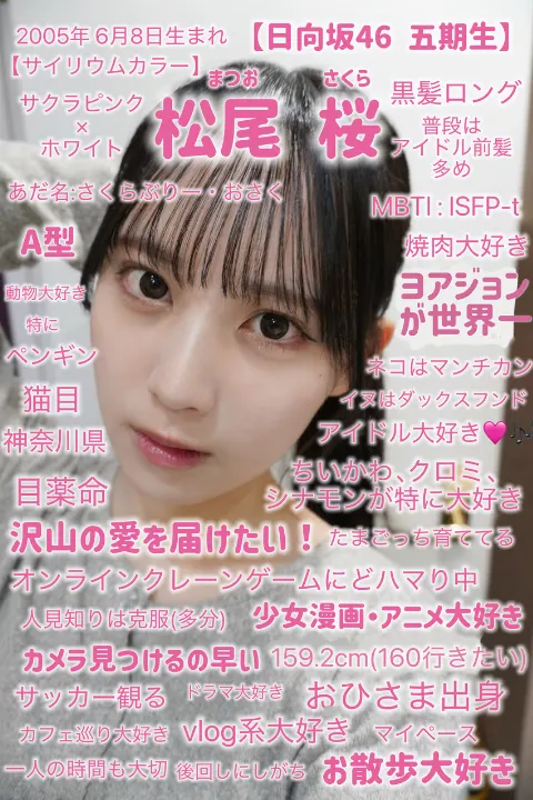 松尾 桜｜気付いたら一周年だった件（2026-03-19）
