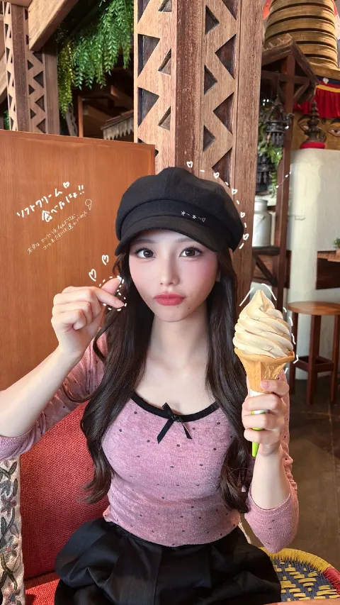 下田 衣珠季｜暑かったからアイス食べた！なに味でしょう😋💭みんな世界卓球観てますか？！！！！🤩🏓（2026-05-06）