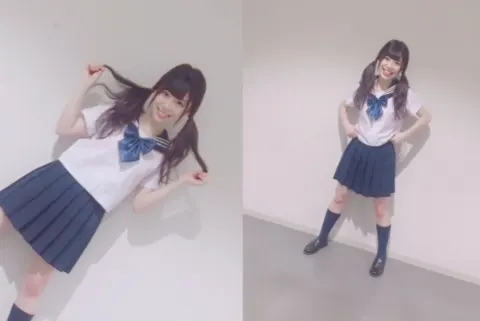 東村 芽依｜セーラー服...186（2017-05-30）｜2枚目