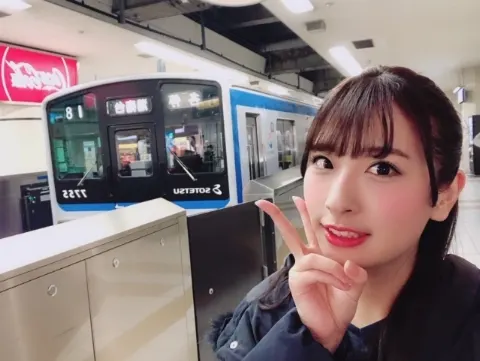 井口 眞緒｜相鉄線の旅（2019-02-05）｜2枚目