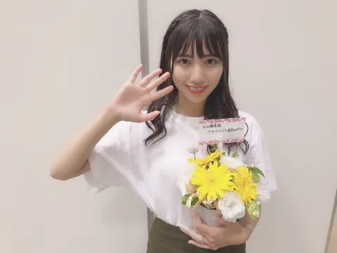 河田 陽菜｜頂いたお花①🎐（2019-07-20）｜4枚目