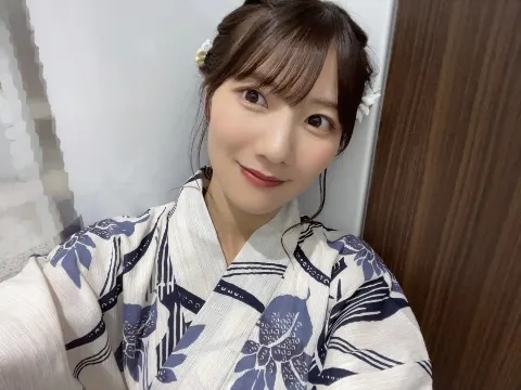 河田 陽菜｜浴衣着たんだーーー。（2023-09-21）｜2枚目