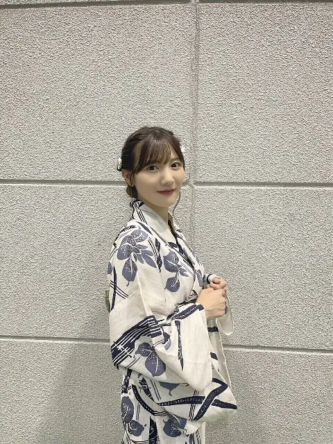 河田 陽菜｜浴衣着たんだーーー。（2023-09-21）｜3枚目