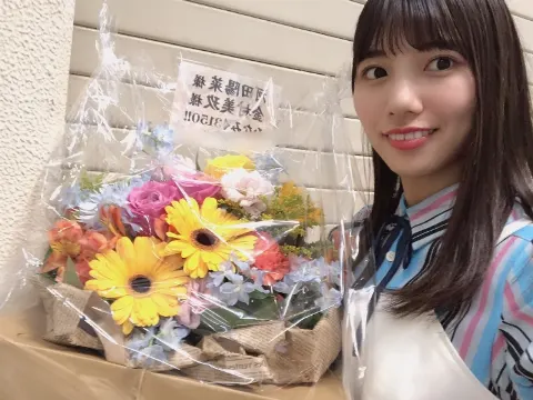 河田 陽菜｜頂いたお花②🎐（2019-07-24）｜2枚目