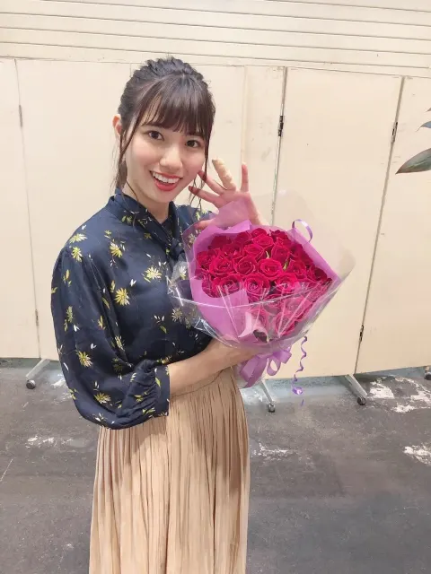 河田 陽菜｜頂いたお花②🎐（2019-07-24）｜5枚目