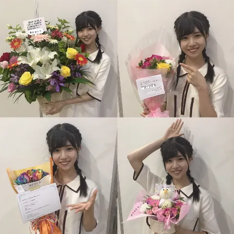 松田 好花｜握手会場にカフェカーが来てて、バナナミルクを飲みながら七色い…（2018-10-14）｜6枚目