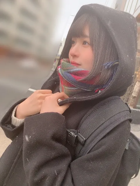 松田 好花｜まさか雪が降るとは！（2019-02-16）｜3枚目