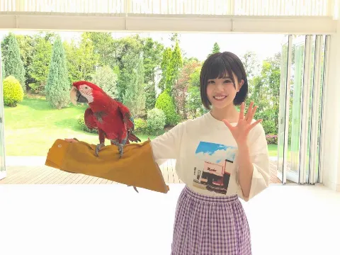 松田 好花｜サモンちゃん🐶アカベエ🦜（2019-07-18）｜3枚目