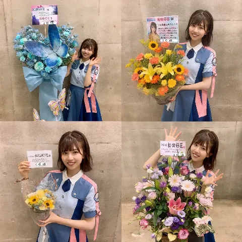 松田 好花｜寝落ちしてしまった全握の夜（2019-09-17）｜3枚目