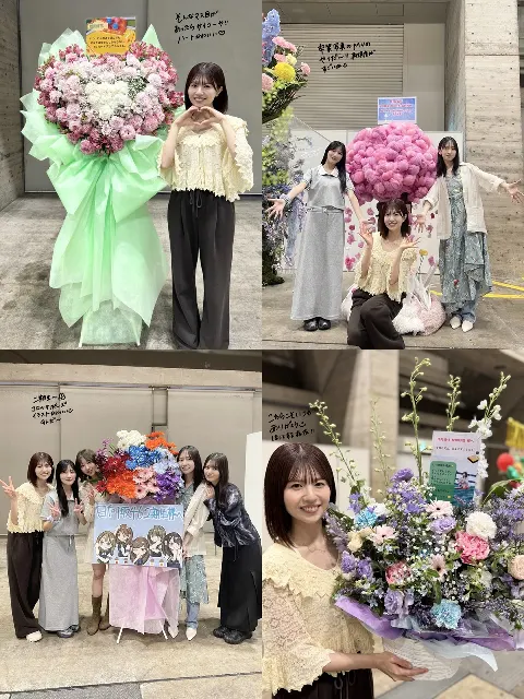 松田 好花｜リアルミーグリありがとう！お花も💐（2025-05-26）｜4枚目