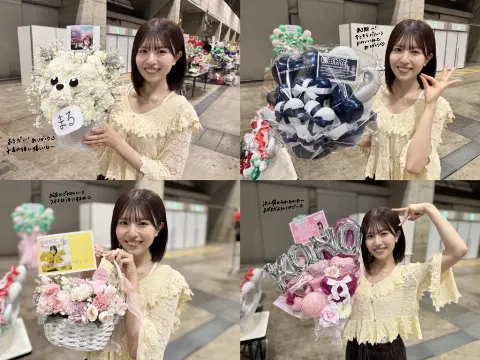 松田 好花｜リアルミーグリありがとう！お花も💐（2025-05-26）｜8枚目