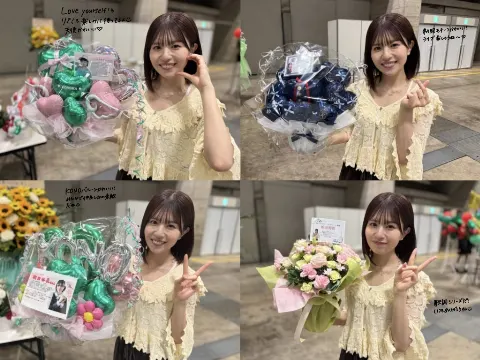 松田 好花｜リアルミーグリありがとう！お花も💐（2025-05-26）｜9枚目