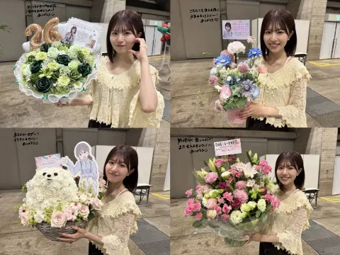 松田 好花｜リアルミーグリありがとう！お花も💐（2025-05-26）｜10枚目