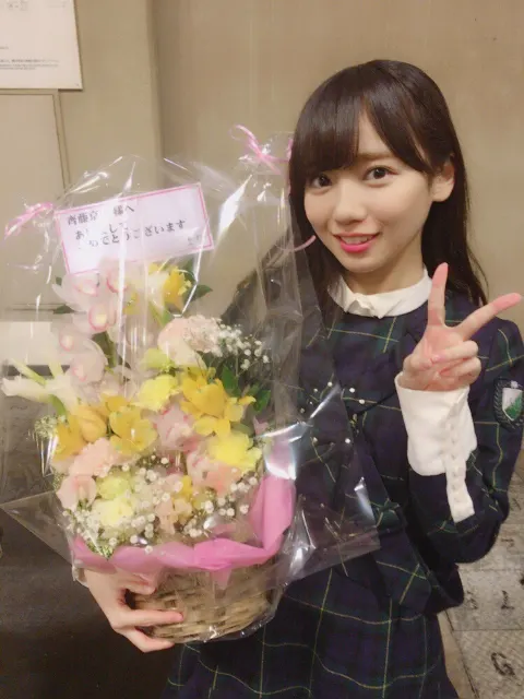 齊藤 京子｜お花（2018-01-16）｜3枚目