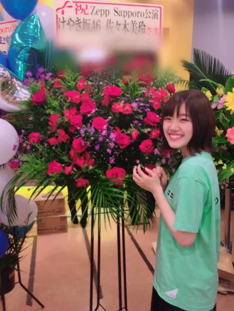 佐々木 美玲｜flower٩꒰ ´ᆺ`꒱۶（2017-09-30）｜5枚目