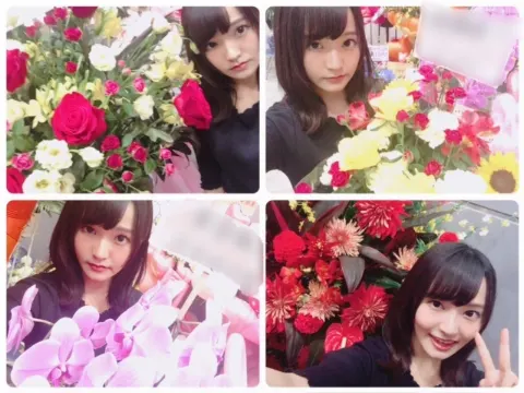 高瀬 愛奈｜お花たくさん♡（2017-09-12）｜4枚目