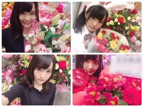 高瀬 愛奈｜お花たくさん♡（2017-09-12）｜2枚目