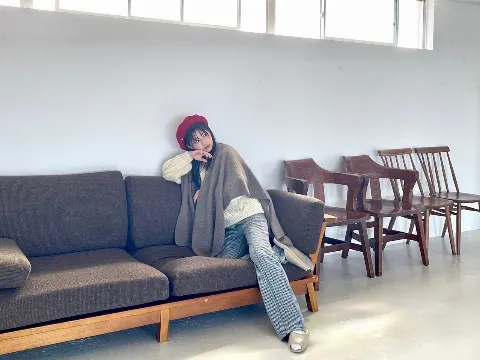 渡邉 美穂｜マフラーからポフッて出てる髪の毛は良い🐧（2021-11-27）｜4枚目