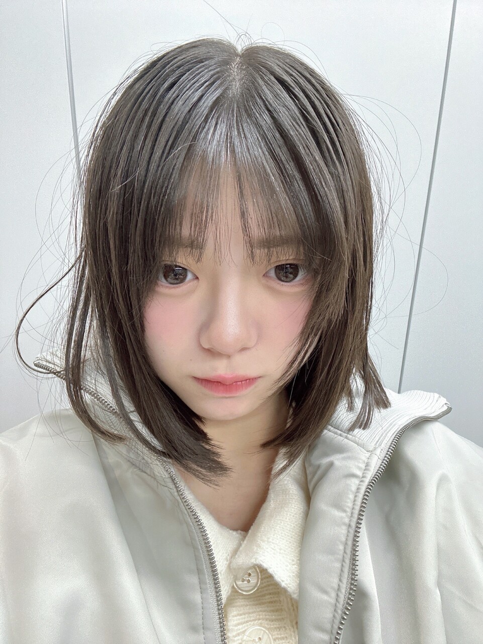 冨里 奈央｜ミーグリ1部直前のボサボサ（2024-11-14）