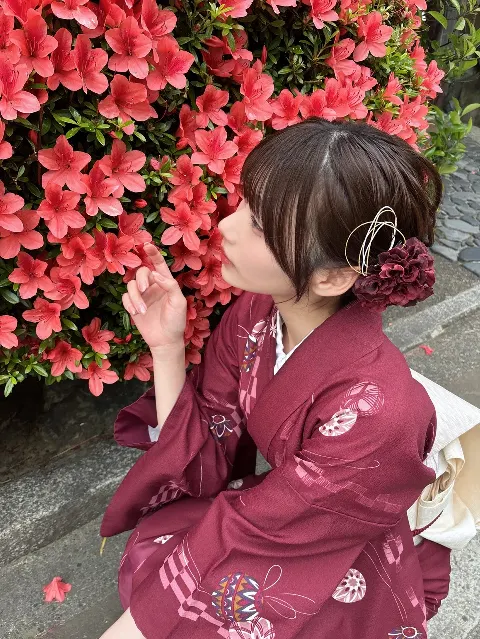岡本 姫奈｜抹茶と 湯葉と アイスと お餅と  とにかくいっぱい食べたの！    #岡本姫奈  #京都  #hinadaniblog（2025-06-10）｜4枚目