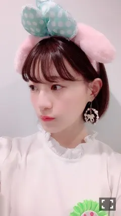 中田 花奈｜昨日はミルクレープカナ？1755（2019-04-14）