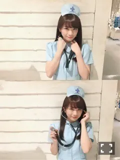 秋元 真夏｜#ナース服 ヽ(｡･ω･｡)ﾉ 532（2017-10-22）｜4枚目