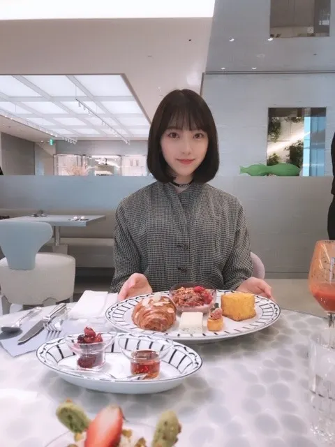 堀 未央奈｜ドライにしたかすみ草（2019-04-22）