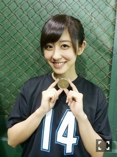 斎藤 ちはる｜パールボウル、コイ ントス！！(´>∀<｀)ゝ（2014-06-24）｜2枚目