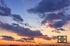 斎藤 ちはる｜夕日の赤と空の青。(´>∀<｀)ゝ（2016-08-24）｜3枚目