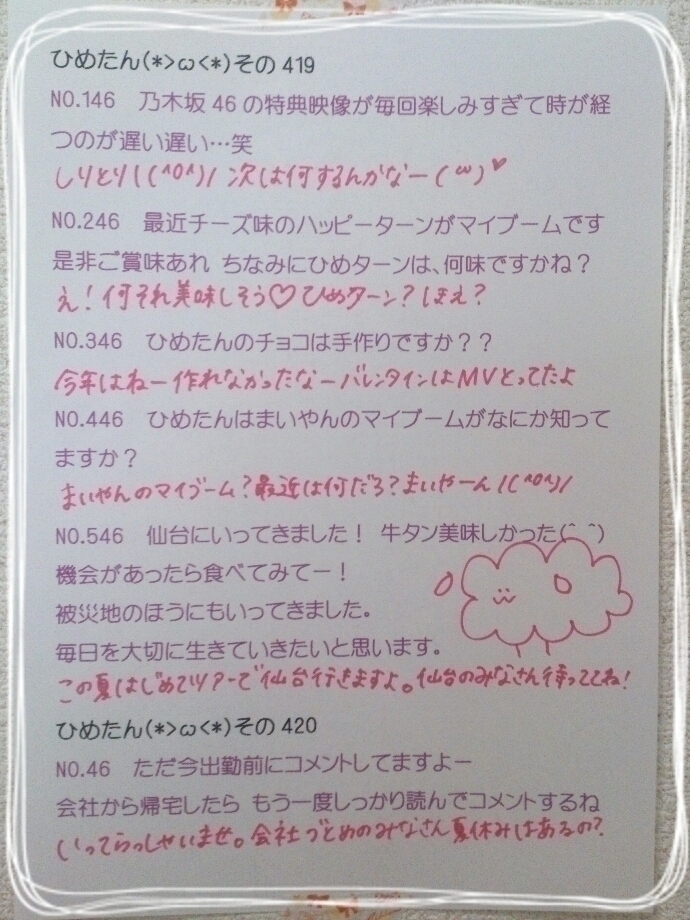 中元 日芽香｜ひめたん-OoO-その456（2014-08-04）｜13枚目