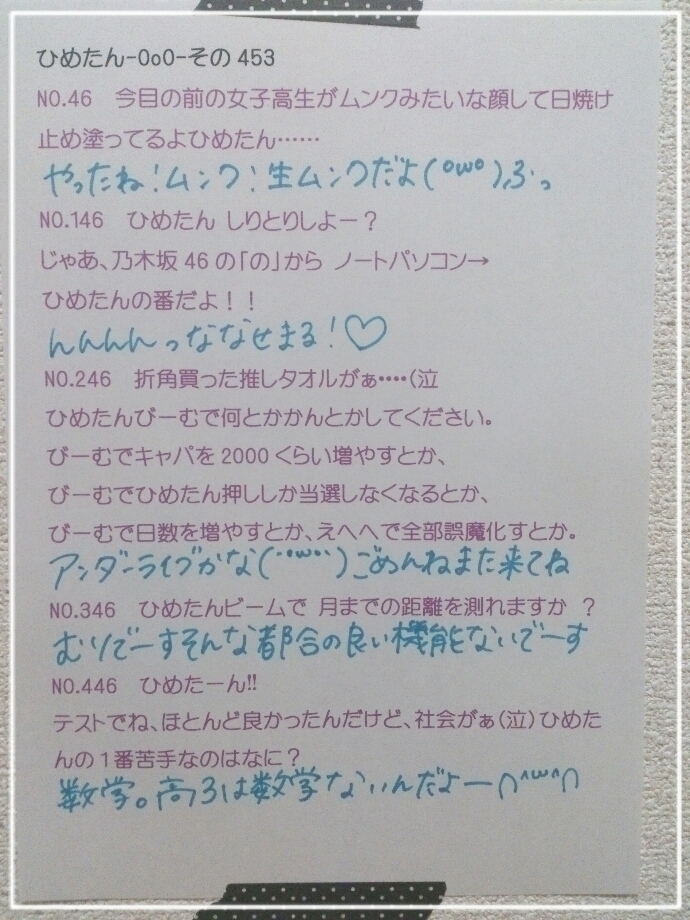 中元 日芽香｜ひめたん-OoO-その482（2014-09-25）｜8枚目