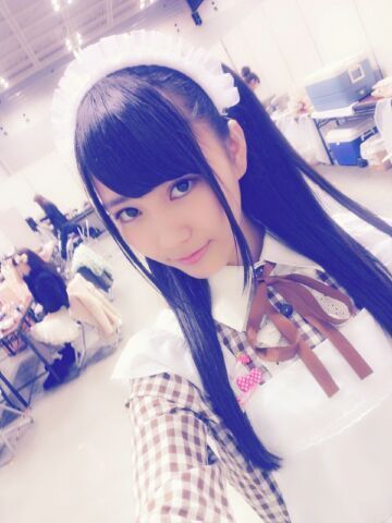 川後 陽菜｜145(´・×・*)｛めいどさ ん♪//（2013-01-15）｜3枚目