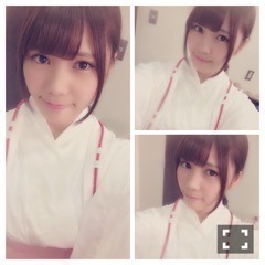 川後 陽菜｜巫女と吉で明けまし た。（2015-01-03）