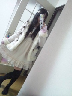 川後 陽菜｜私服ω川後))（2012-01-23）