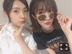新内 眞衣｜黄色のギンガムチェック（2018-05-23）｜5枚目