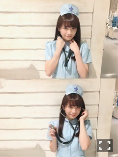 秋元 真夏｜#ナース服 ヽ(｡･ω･｡)ﾉ 532（2017-10-22）｜4枚目