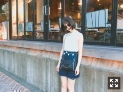堀 未央奈｜ネイビー（2017-08-29）｜2枚目