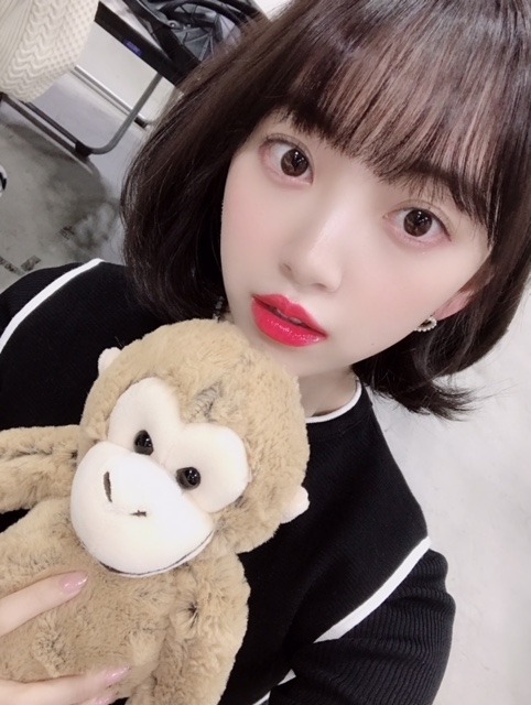 堀 未央奈｜温泉に入るお猿さん（2019-02-18）
