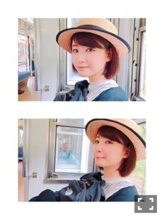 井上 小百合｜ヽ(｡･ω･｡)淡青（2016-07-06）｜4枚目