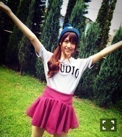 松村 沙友理｜台風びちゃびちゃっ (o・・o)（2014-10-05）｜5枚目