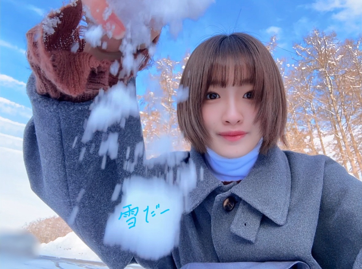 小島 凪紗｜雪だー　#nagisablog（2025-01-07）