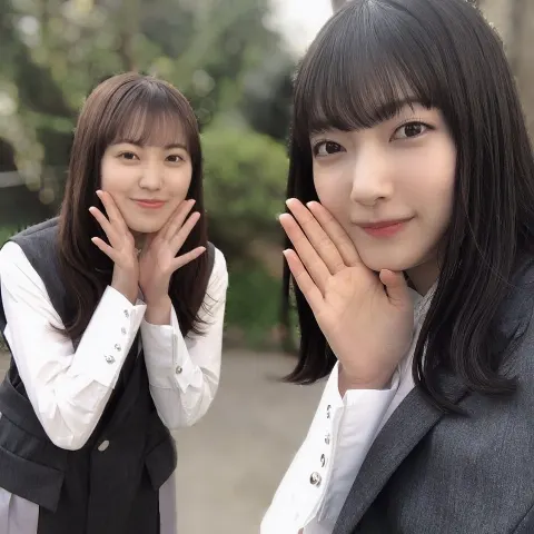 松田 里奈｜素敵なコラボ🤍💗💙（2021-05-02）｜7枚目