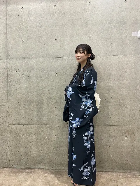 佐藤 愛桜｜リアミで初めて浴衣着ました🎐 𓈒𓏸（2026-07-03）｜7枚目
