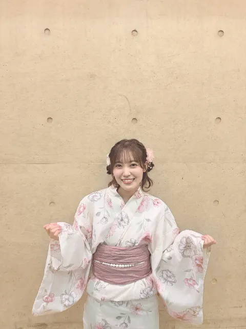 松田 里奈｜#411 ピンクの浴衣🎀（2026-07-05）｜3枚目