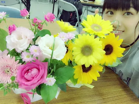 原田 葵｜おかゆを食べています(^^)（2016-09-13）｜5枚目