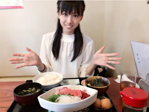 原田 葵｜お刺身だいすき!たくさん食べてきました❥>>(´•ω•`  )（2016-09-30）｜2枚目