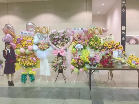 原田 葵｜満員電車で眠すぎて立ったまま寝ていたら転んだ今日の朝(´-`　)（2017-05-30）