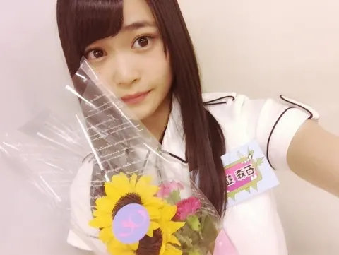 石森 虹花｜虹花からメールです\ ♪♪ /KEYABINGO（2016-09-28）