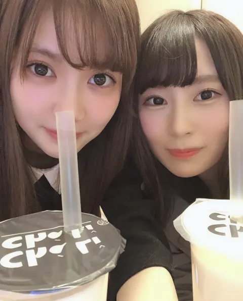 松平 璃子｜生クリーム食べられないって言ったら私も!ってなーこさんが言っ…（2019-04-24）｜3枚目