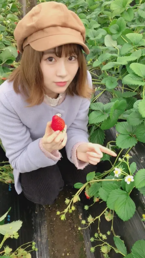長沢 菜々香｜イチゴ狩り🍓（2018-02-20）｜2枚目